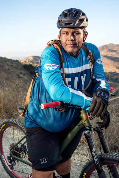 Anthony Lopez lost 300 pounds through mountain biking