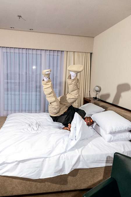 Punktlandung: Kingsize gilt für seine Klicks – und für seine Hotelbetten.