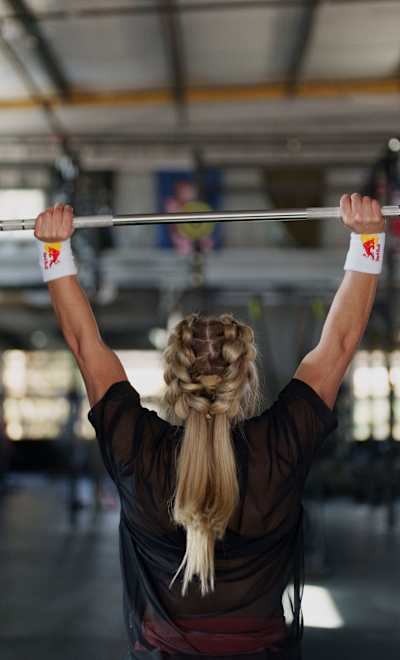 Haley Adams poses for a photoshoot in January 2026.