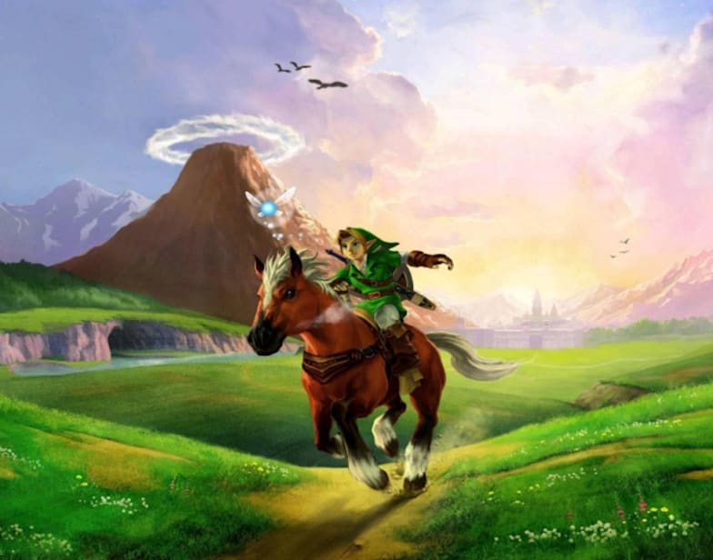 ocarina of time getting into the castle