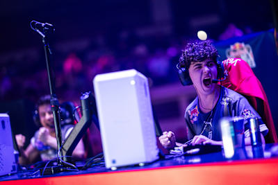 Yetujey fra laget FUT Esports konkurrerer under Red Bull Home Ground 2023 i Tokyo, Japan den 04. november 2023.  