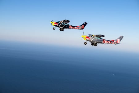 Pilots train and test dive in San Luis Obispo in preparation for the Plane Swap live feat on April 24, 2022.  