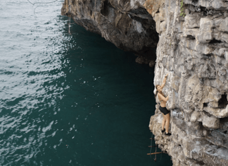 The mecca of Deep Water Soloing, Railay, Thailand