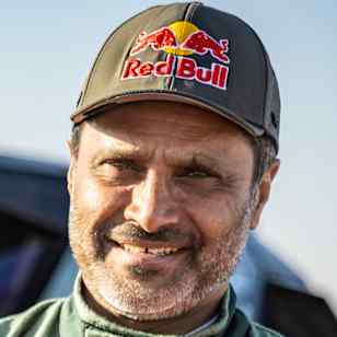 Nasser Al-Attiyah, from Dacia Sandriders Team is seen before the Rally Du Maroc 2024 in Marakech , Morocco on October 4, 2024.