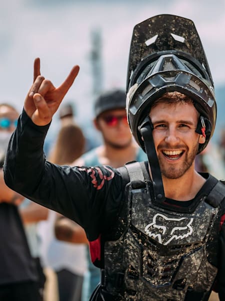 Zawodnik MTB Piotrek Krajewski w Kasinie