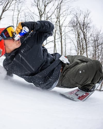 Alex Caccamo rides at Red Bull Slide-In Tour in Killington, Vermont