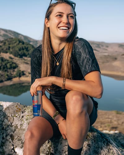 Kate Courtney poses for a portrait while filming her Discover Your Wiiings video in Nicasio, CA, USA on November 15, 2020.