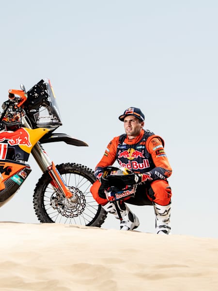 Kevin Benavides poses for a portrait during KTM Tean Announcement in Dubai, United Arab Emirates on April 9, 2021.