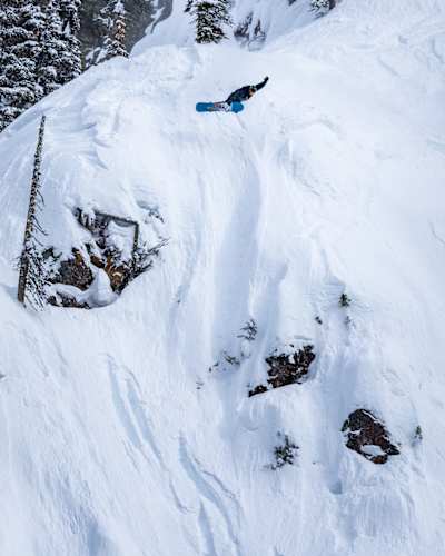 Stale Sandbech during Natural Selection Snow - Day 1 Qualifier on March 10, 2026 at Revelstoke Mountain Resort in Revelstoke, British Columbia, Canada.