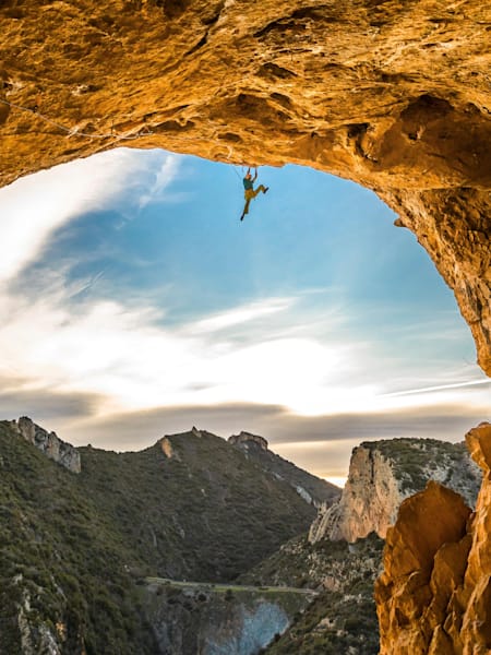 Chris Sharma in Spanien.