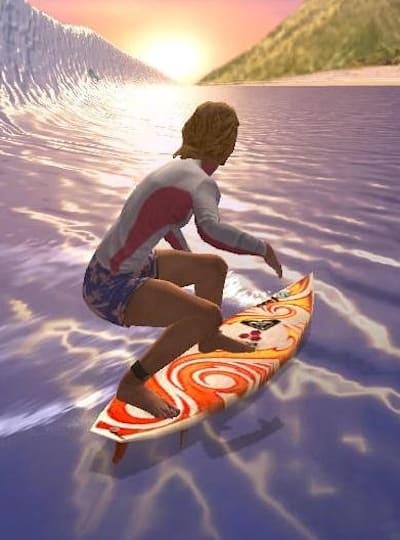 A screenshot of the best surfing game