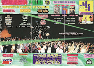 Strawberry Fields 2 vintage Australian rave flyer. Courtesy of Jen-E.
