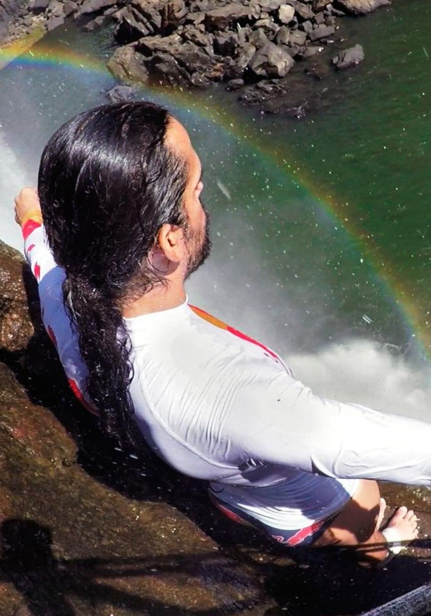 video orlando duque plonge des chutes victoria