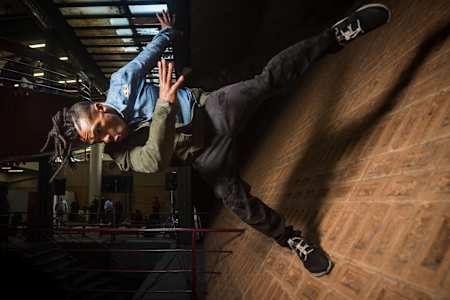 B-Boy Neguin posa para un retrato durante el Red Bull BC One Camp en Sao Paulo, Brasil, el 7 de julio de 2019. 