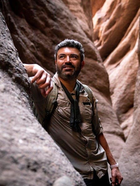 Explorer and filmmaker Reza Pakravan