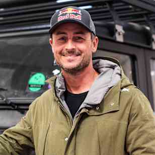 Cédric Dumont poses for a portrait at Red Bull Paper Wings 2019 National Final in Brussels, Belgium, on May 2, 2019.