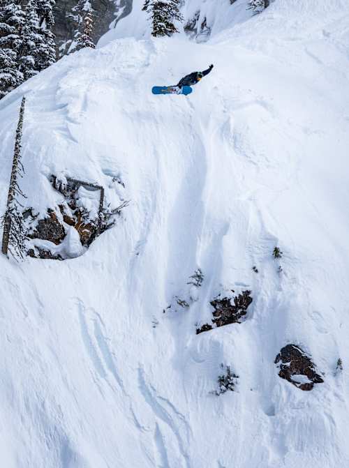 Stale Sandbech during Natural Selection Snow - Day 1 Qualifier on March 10, 2026 at Revelstoke Mountain Resort in Revelstoke, British Columbia, Canada.