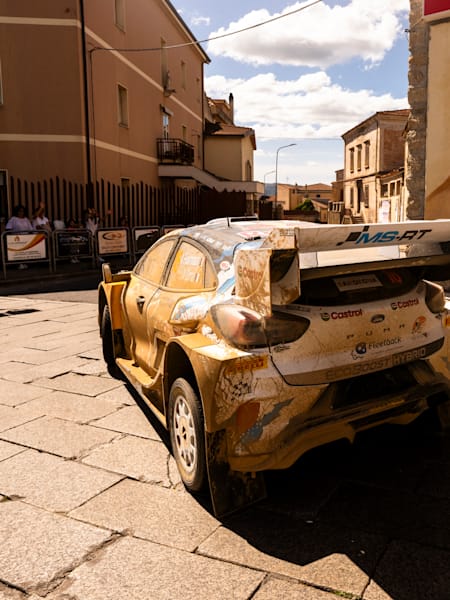 Adrien Fourmaux (FRA), Alexandre Coria (FRA) of team M-SPORT FORD WORLD RALLY TEAM are seen during the World Rally Championship Sardinia in Alghero, Italy on 1 June, 2024.