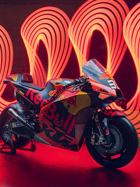 Brad Binder's Red Bull KTM RC16 Factory Racing seen ahead of MotoGP 2020 season in Salzburg, Austria on February 7, 2020.