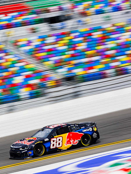 Connor Zilisch at the Daytona 500 in Daytona Beach