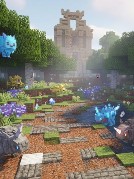 Willkommen bei Cobblemon: In dieser Minecraft-Mod erkunden Spieler eine Welt voller Pokémon-ähnlicher Kreaturen und Abenteuer.