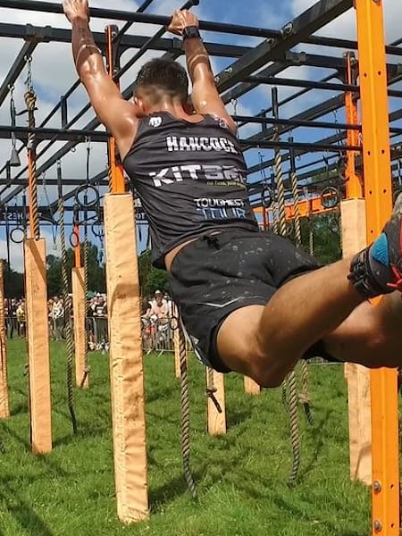 Conor Hancock tackles a big rig
