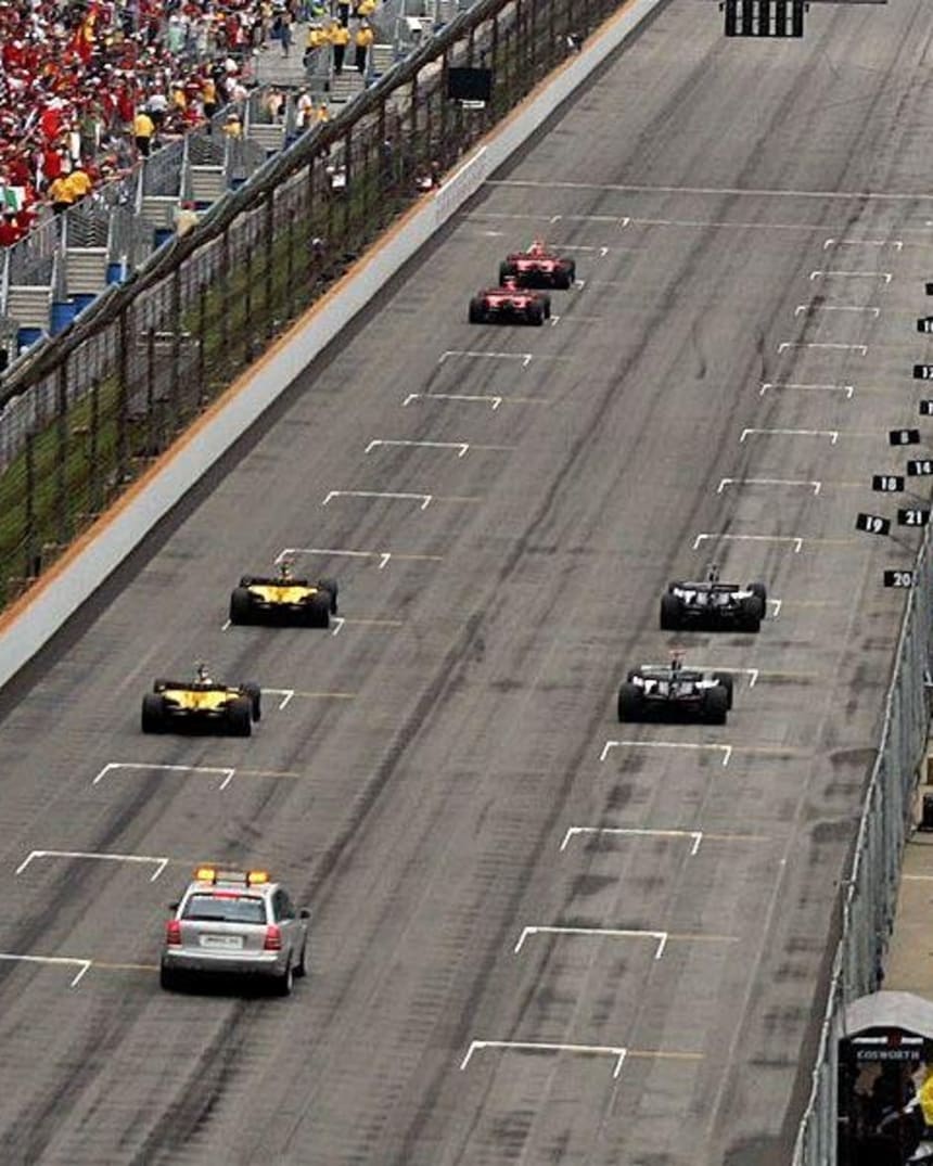 Gp Des Etats Unis De F1 2005 Un Depart A 6 Voitures