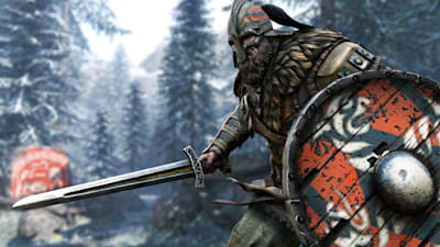 Ein Ritter im Action-Spiel For Honor geht zum Angriff über. Wir stellen euch die 10 Besten Games mit Mittelalter-Setting vor.