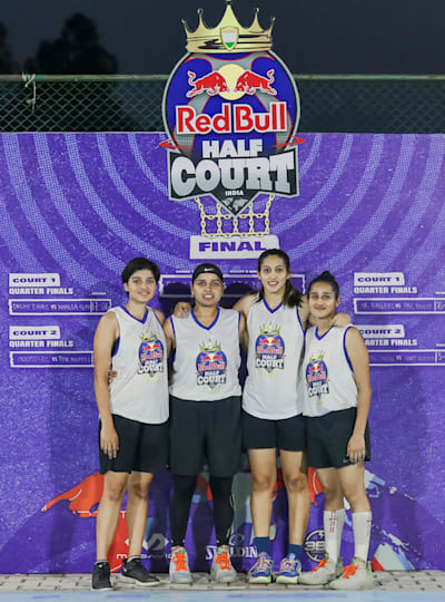 Delhi Divas in Red Bull Half Court: 3v3 basketball team