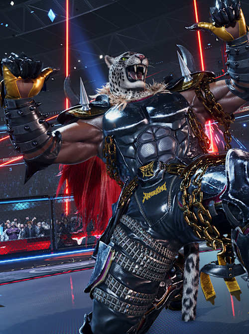 Скриншот Армора Кинга из игры Tekken 8.