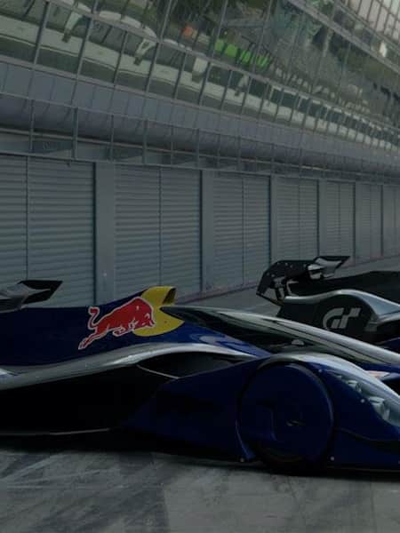 A screenshot of Red Bull X2014 series in GT Sport.