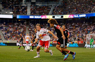 The New York Red Bulls vs. D.C. United at the Red Bull Arena in 2012