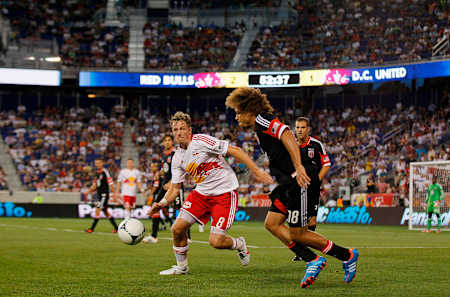 The New York Red Bulls vs. D.C. United at the Red Bull Arena in 2012