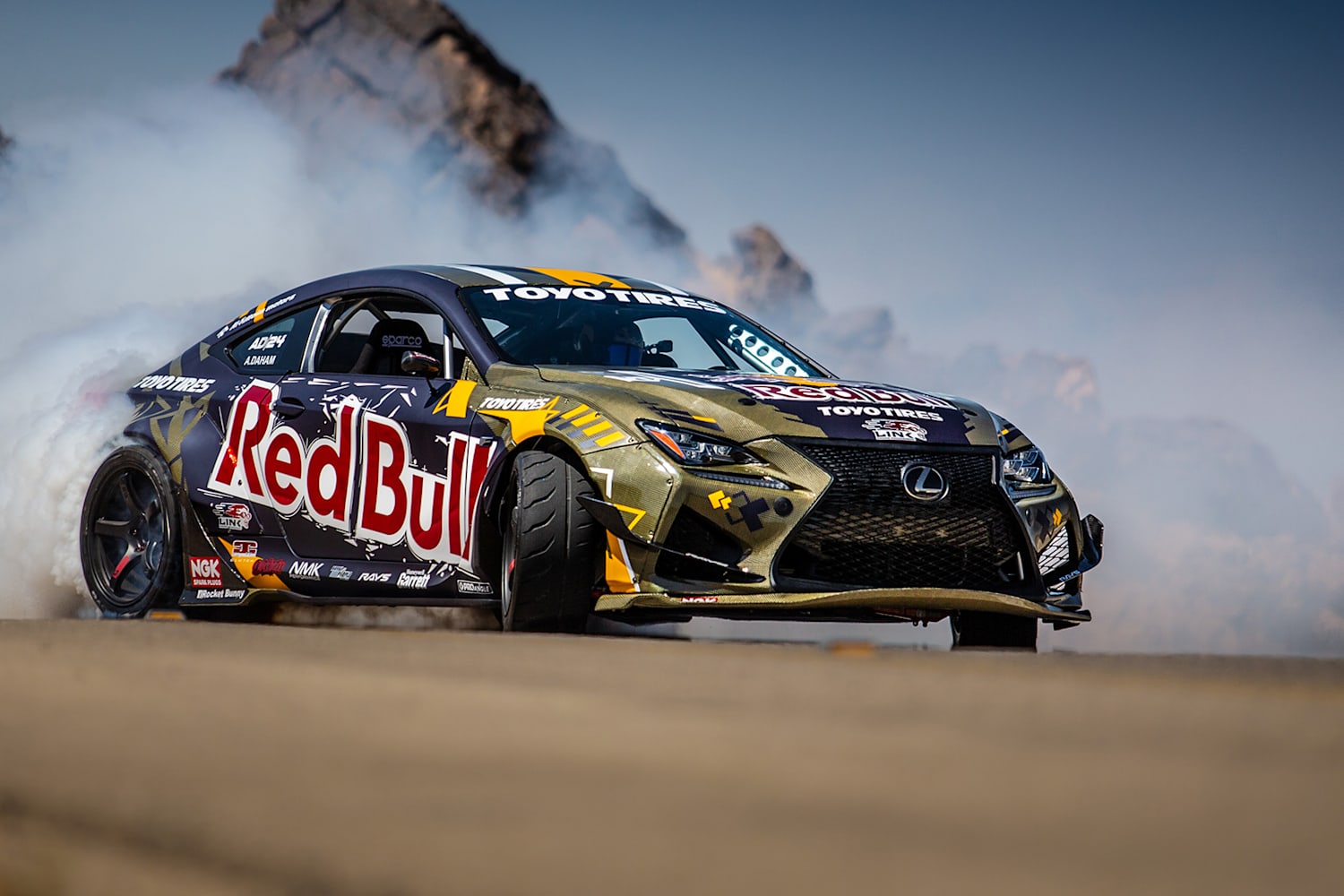 Lexus RC F drift car 