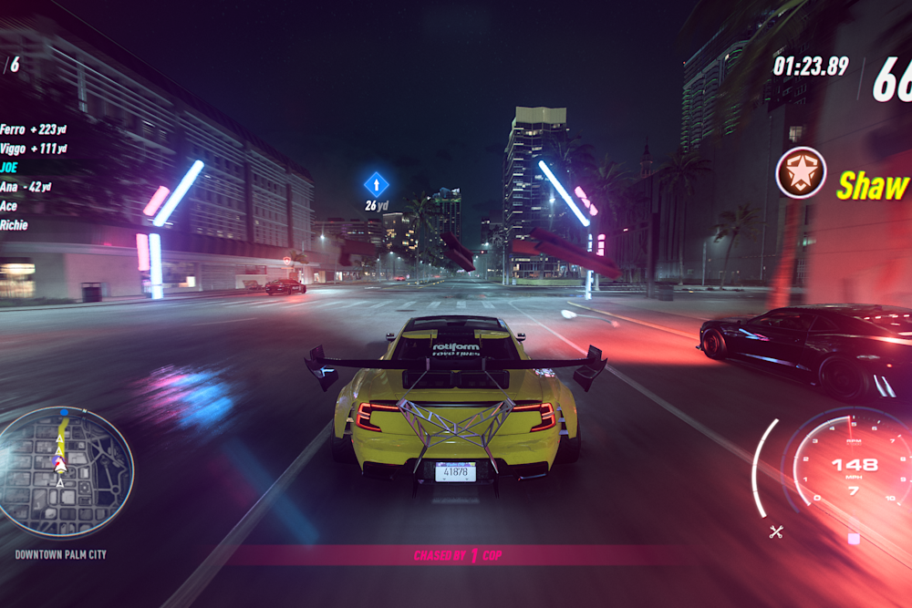 『Need for Speed Heat』の警察もかなりのスピードを誇る