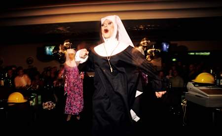 A drag show at The Albury Hotel on Oxford Street Sydney.