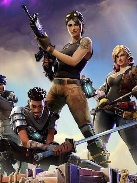 An image from the video game Fortnite: Battle Royale.