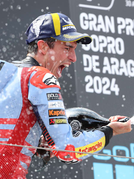 Marc Márquez, carrera de Moto2 GP, Aragón MotoGP, 1 de septiembre de 2024