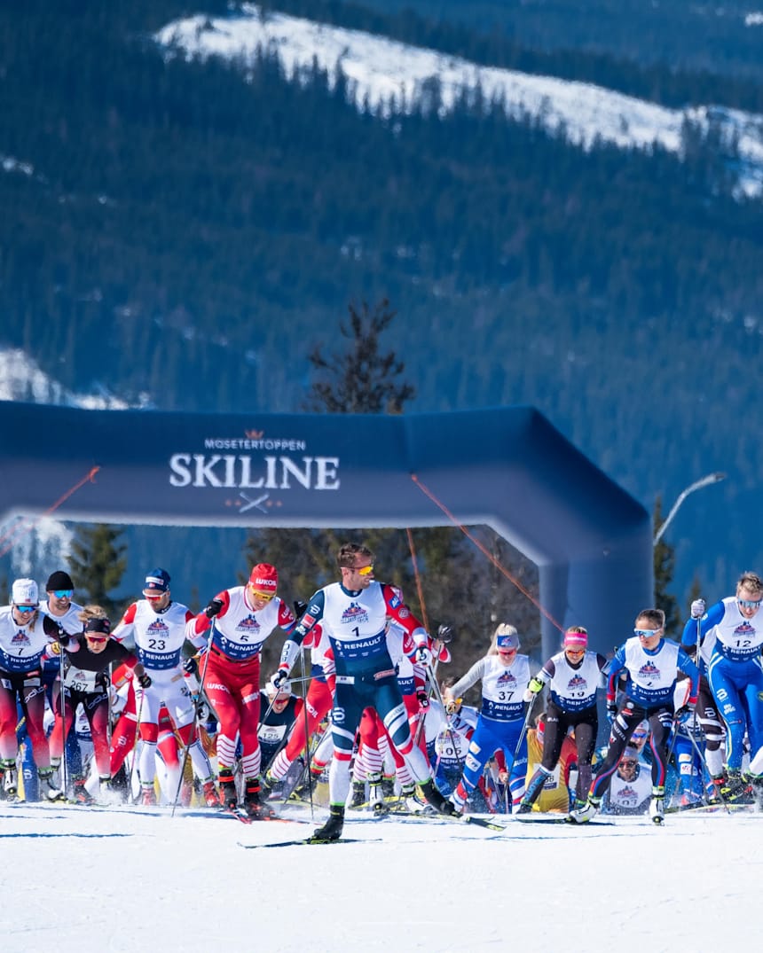 Johannes Klaebo Og Therese Johaug Til Janteloppet 2020