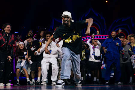 Rubix at Red Bull Dance Your Style 2024 world Final in Mumbai, India.
