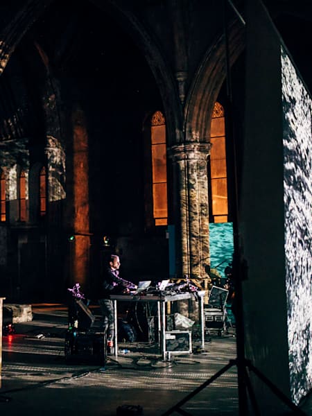 Max Cooper performing at Carlisle Church in Belfast