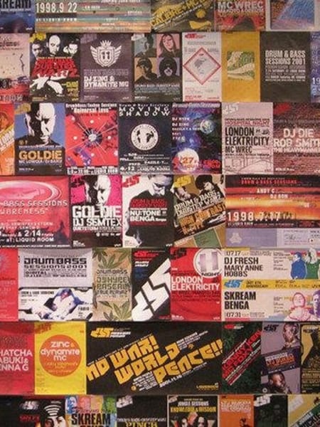 Die Vielfalt des Drum'n'Bass als Flyer