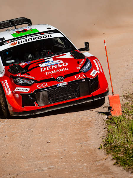 Elfyn Evans went equal-quickest on Friday morning