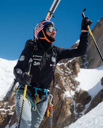 Andrzej Bargiel podczas wspinaczki na Nanga Parbat w pakistańskim Karakorum, 28 czerwca 2026 roku.