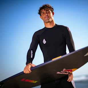 João Vitor Chianca poses for a portrait in Saquarema, Brazil on June 22, 2023