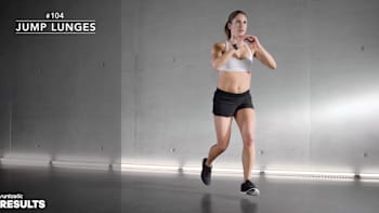 So gehen Jump Lunges.