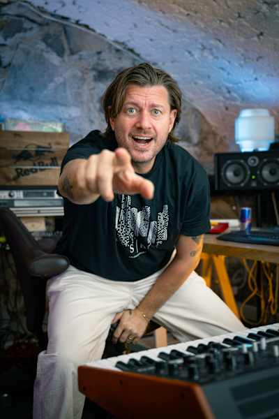 Axel Boman during a photoshoot for Red Bull Back2Beyond in his studoio in Stockholm, Sweden in January 2026.