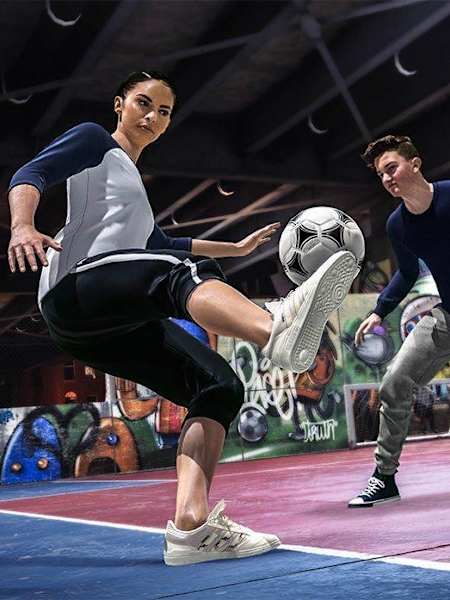 Volta Football includes various types of player customisation