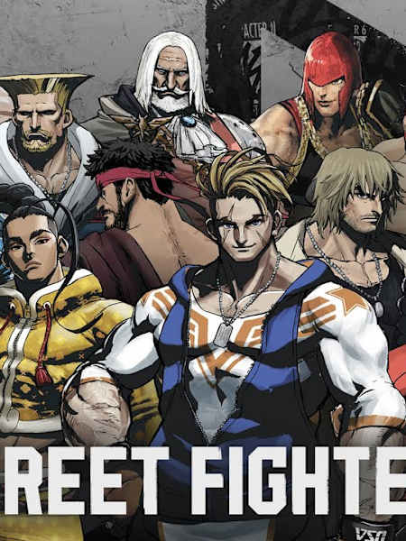 Line-up of characters from Street Fighter 6.