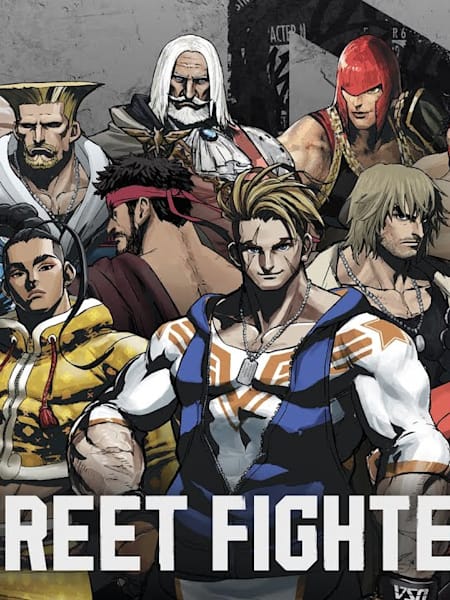 Line-up of characters from Street Fighter 6.